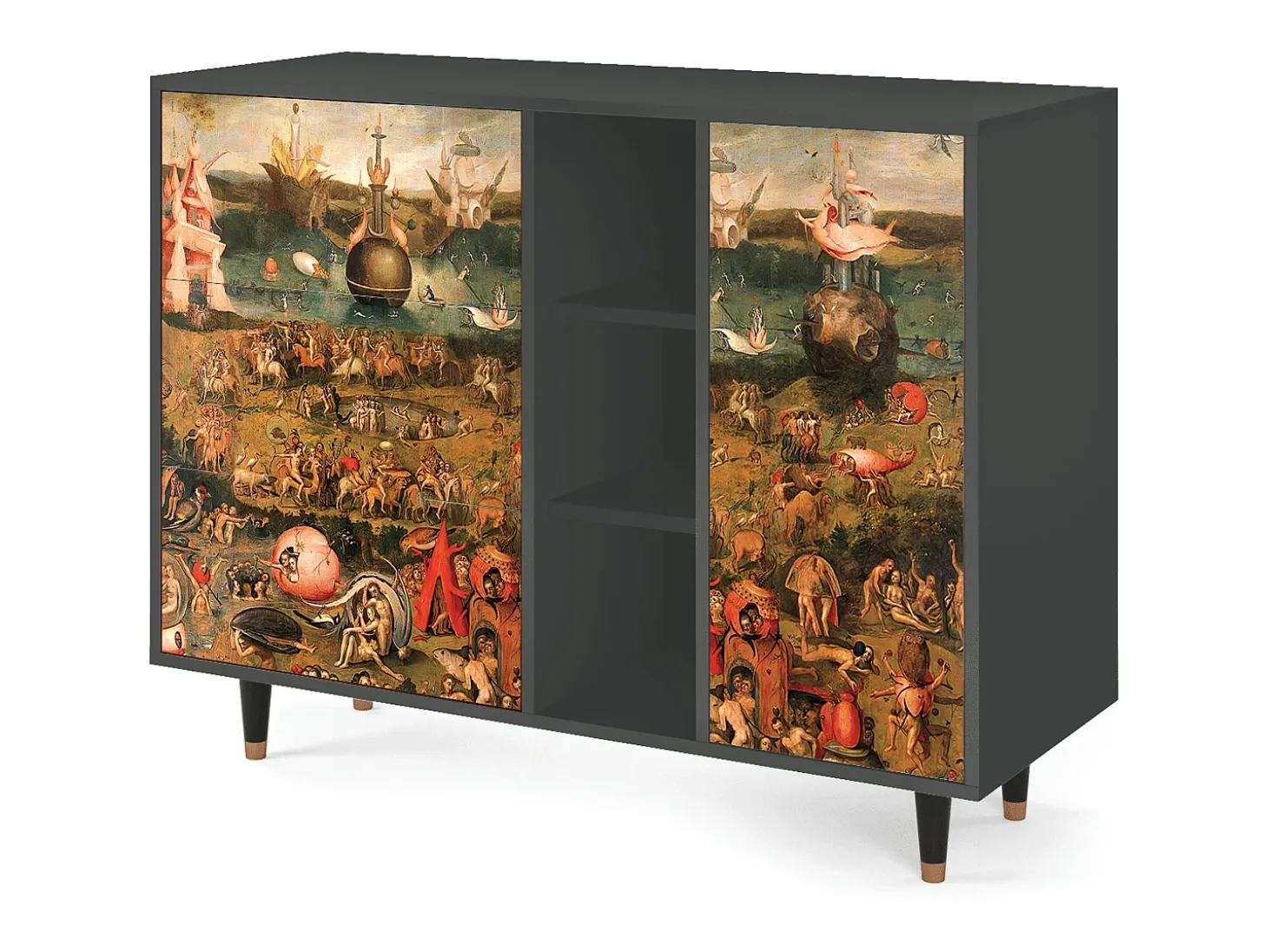 Aparador - 125x98x48 cm - BS2 - Garden of Delights , Antracita