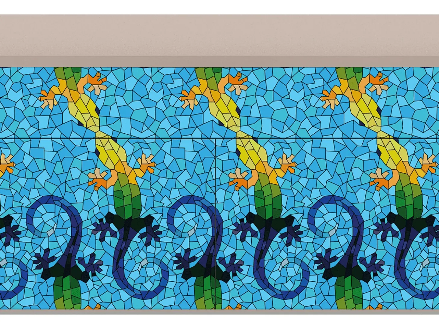 Aparador - 115x85x48 cm - BS4 - Gaudi's Lizard, Latte