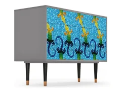 Aparador - 115x85x48 cm - BS4 - Gaudi's Lizard, Gris