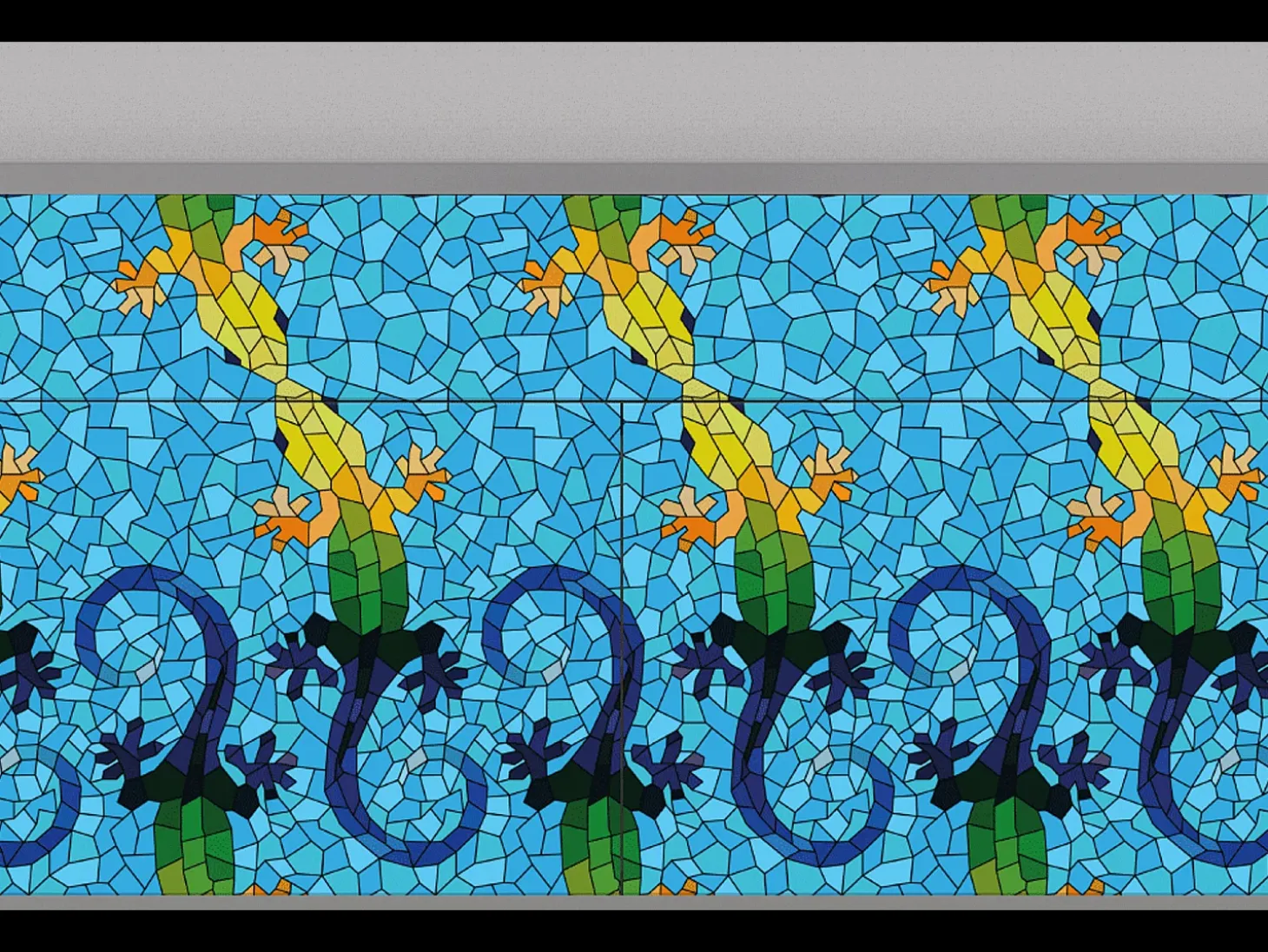 Aparador - 115x85x48 cm - BS4 - Gaudi's Lizard, Gris