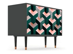 Aparador - 115x85x48 cm - BS4 - Geometric Madness, Antracita