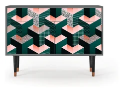 Aparador - 115x85x48 cm - BS4 - Geometric Madness, Antracita