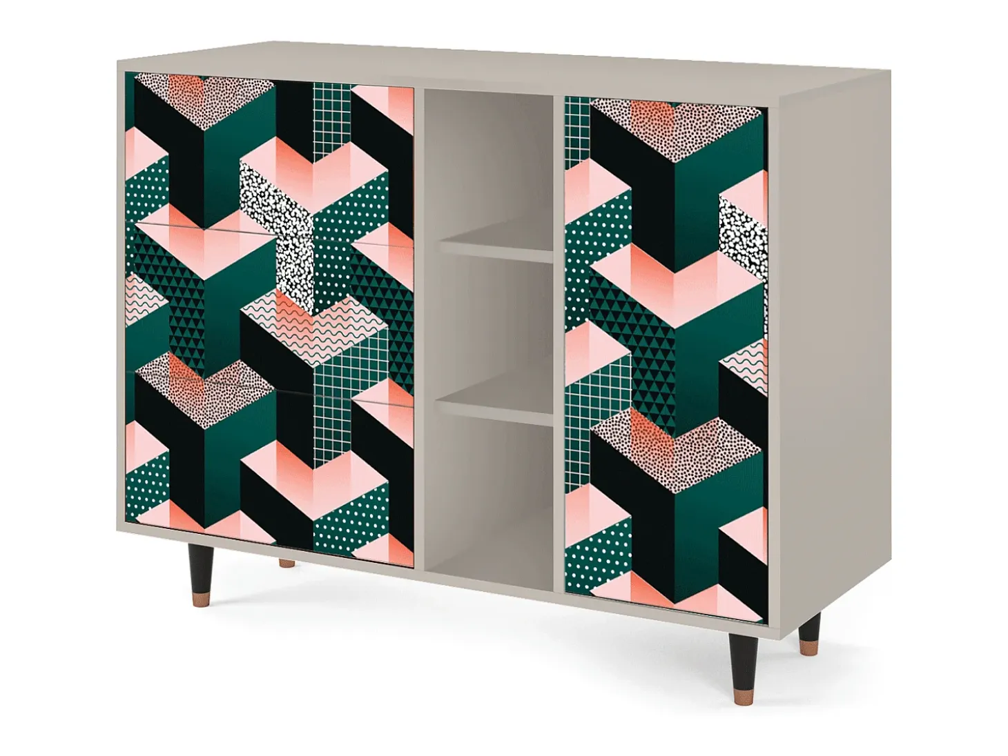 Aparador - 125x98x48 cm - BS2 - Geometric Madness, Arena