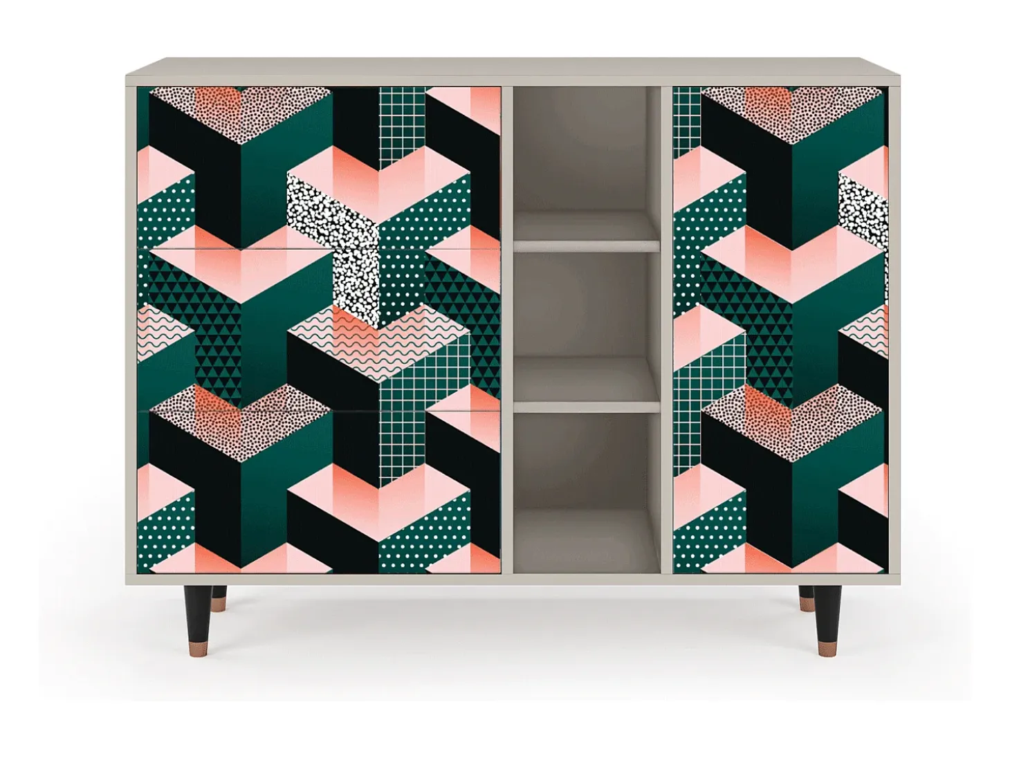 Aparador - 125x98x48 cm - BS2 - Geometric Madness, Arena