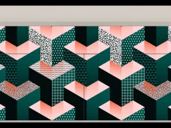 Aparador - 115x85x48 cm - BS4 - Geometric Madness, Arena