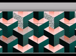 Aparador - 115x85x48 cm - BS4 - Geometric Madness, Gris