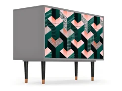 Aparador - 115x85x48 cm - BS4 - Geometric Madness, Gris