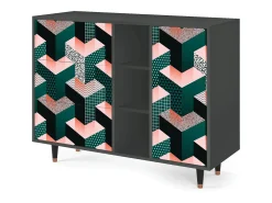 Aparador - 125x98x48 cm - BS2 - Geometric Madness, Antracita