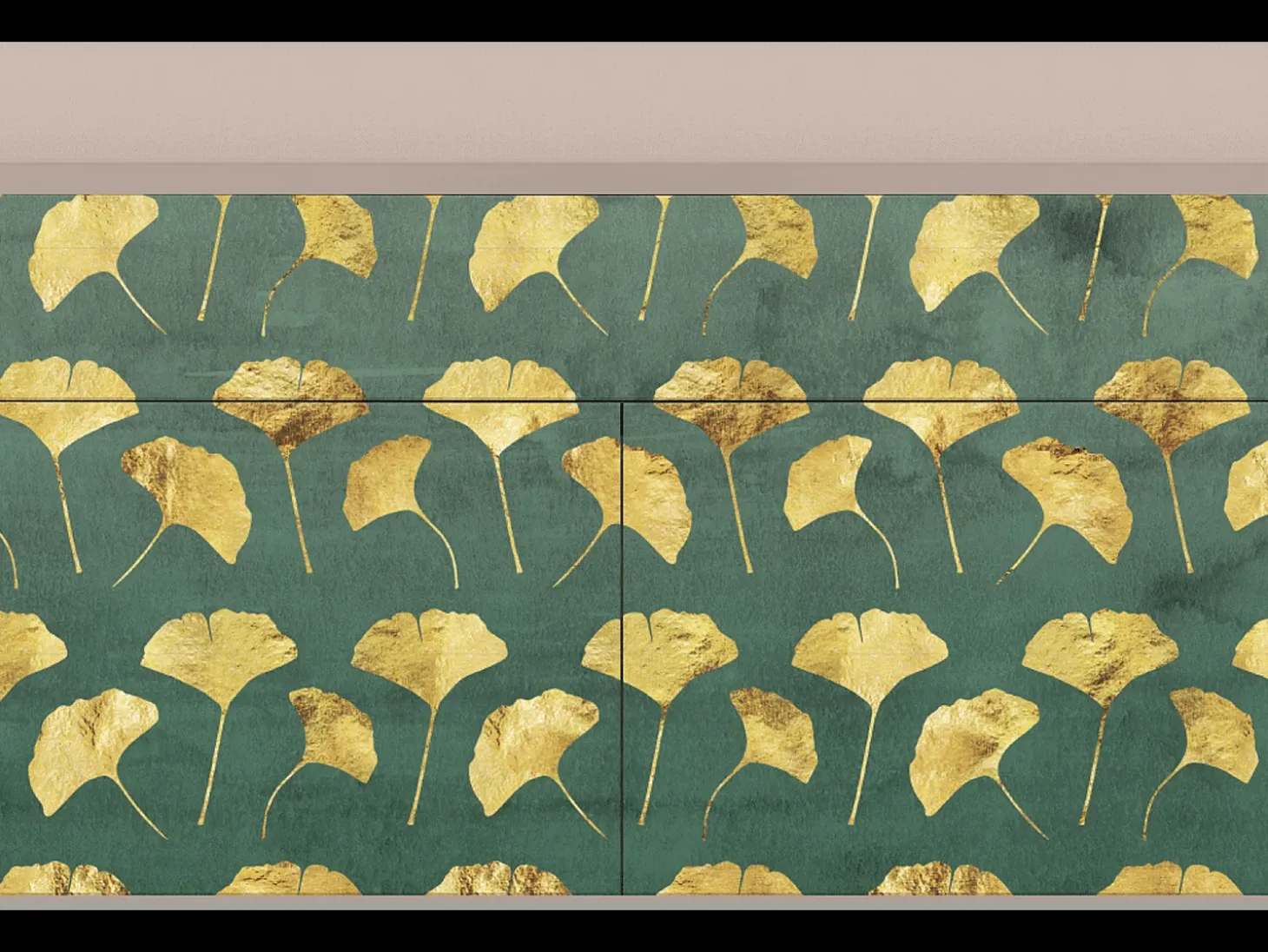 Aparador - 115x85x48 cm - BS4 - Gingko leaves, Latte