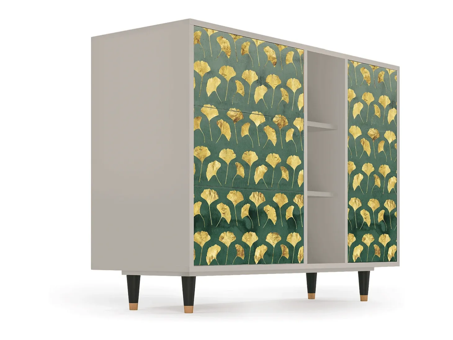 Aparador - 125x98x48 cm - BS2 - Gingko leaves, Arena