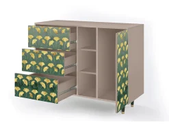 Aparador - 125x98x48 cm - BS2 - Gingko leaves, Latte