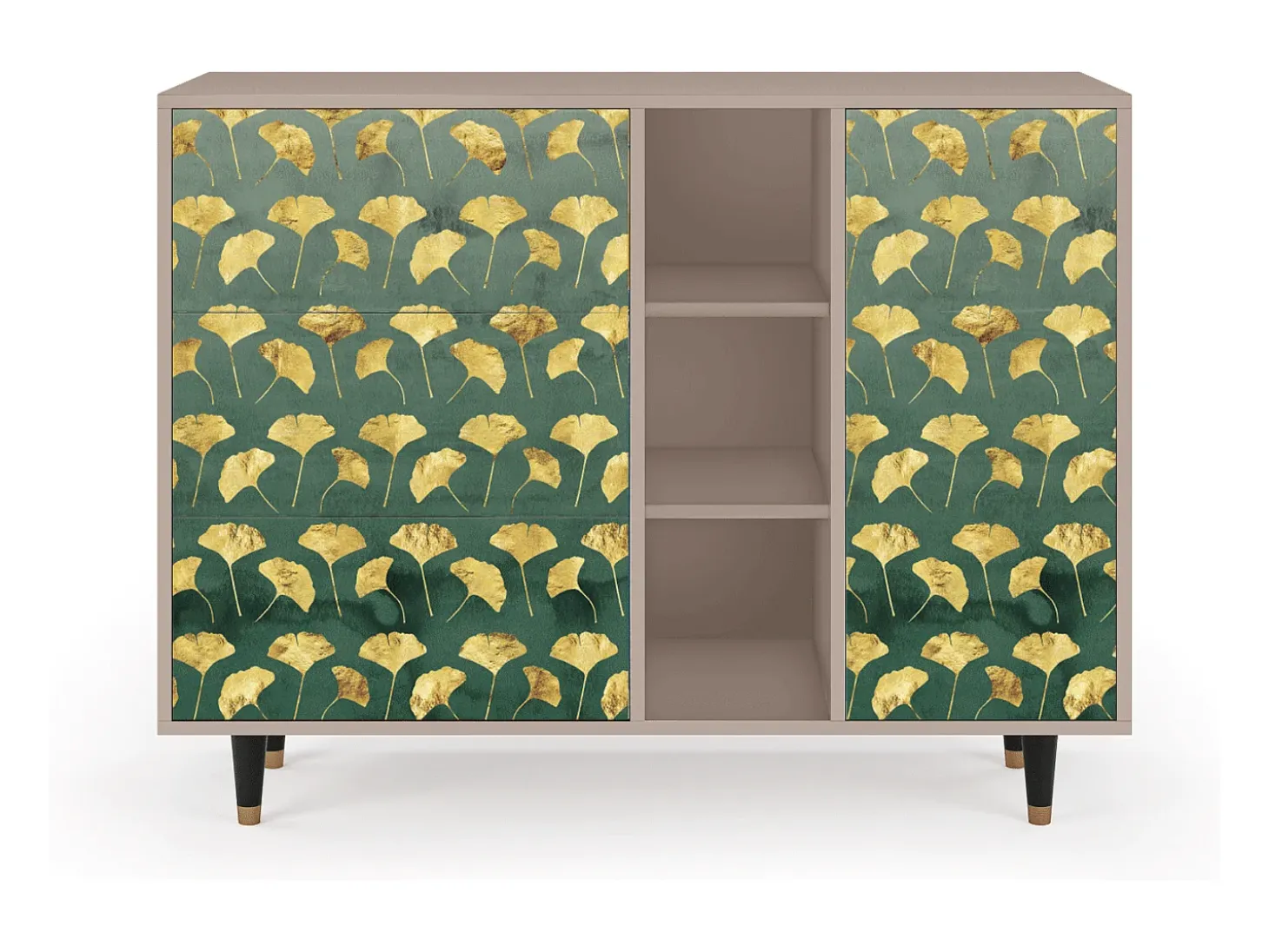 Aparador - 125x98x48 cm - BS2 - Gingko leaves, Latte