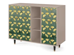 Aparador - 125x98x48 cm - BS2 - Gingko leaves, Latte