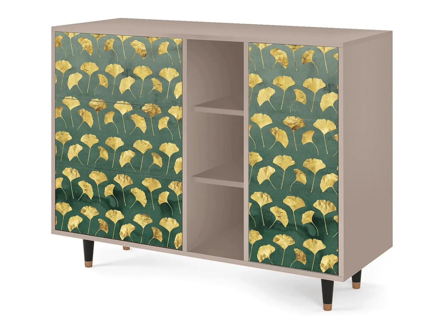Aparador - 125x98x48 cm - BS2 - Gingko leaves, Latte