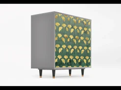 Aparador - 94x96x48 cm - BS3 - Gingko leaves, Gris