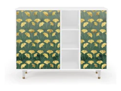 Aparador - 125x98x48 cm - BS2 - Gingko leaves, Blanco