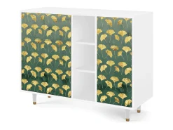 Aparador - 125x98x48 cm - BS2 - Gingko leaves, Blanco
