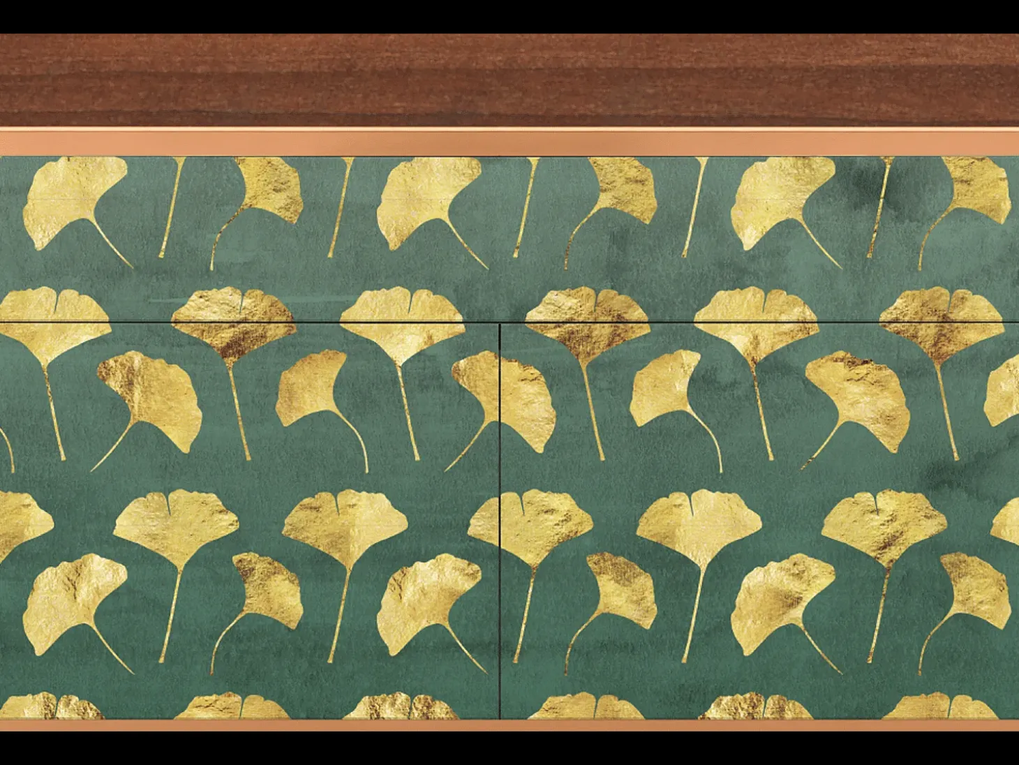 Aparador - 115x85x48 cm - BS4 - Gingko leaves, Nogal