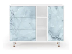 Aparador - 125x98x48 cm - BS2 - Glacial Colour, Blanco
