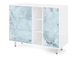Aparador - 125x98x48 cm - BS2 - Glacial Colour, Blanco