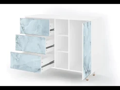 Aparador - 125x98x48 cm - BS2 - Glacial Colour, Blanco