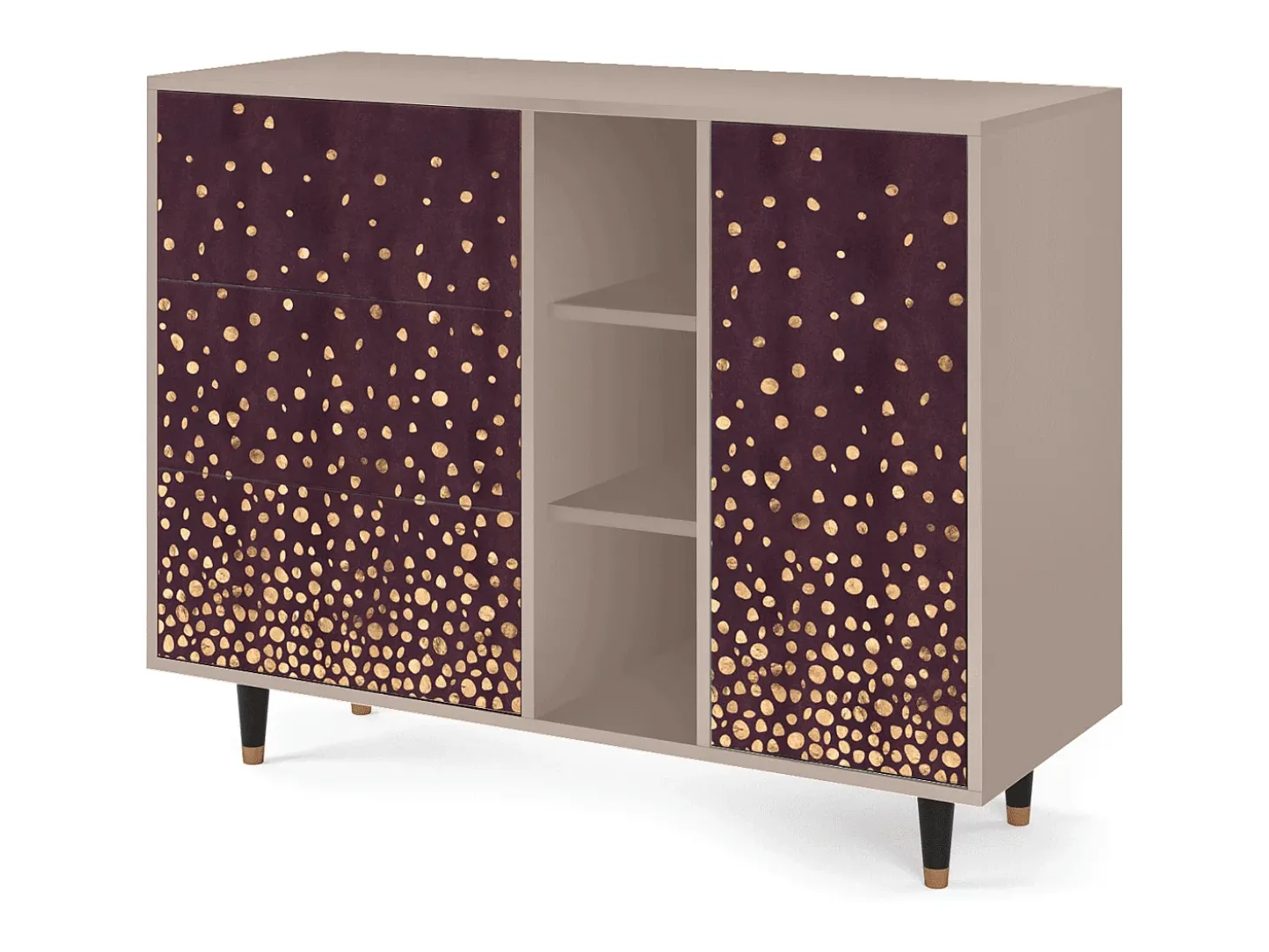 Aparador - 125x98x48 cm - BS2 - Glowworms, Latte
