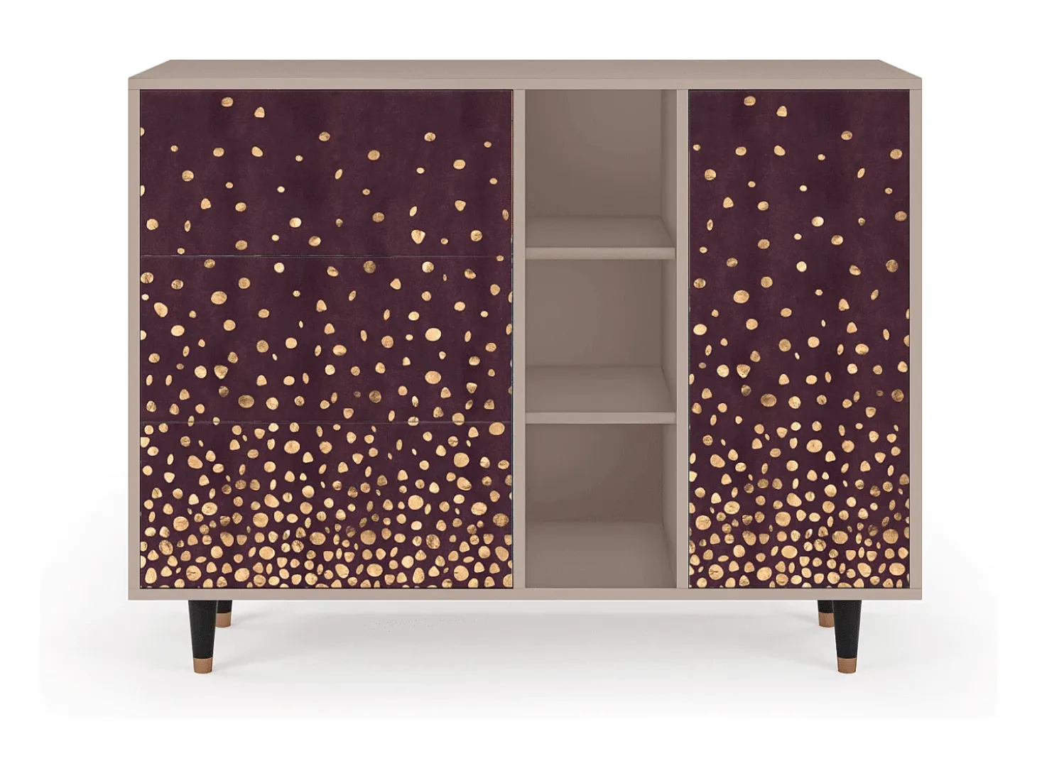 Aparador - 125x98x48 cm - BS2 - Glowworms, Latte