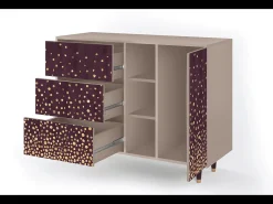 Aparador - 125x98x48 cm - BS2 - Glowworms, Latte