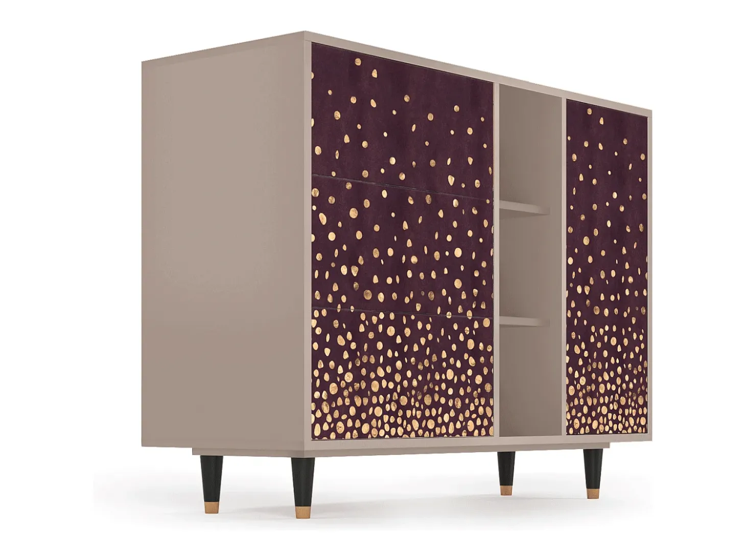 Aparador - 125x98x48 cm - BS2 - Glowworms, Latte