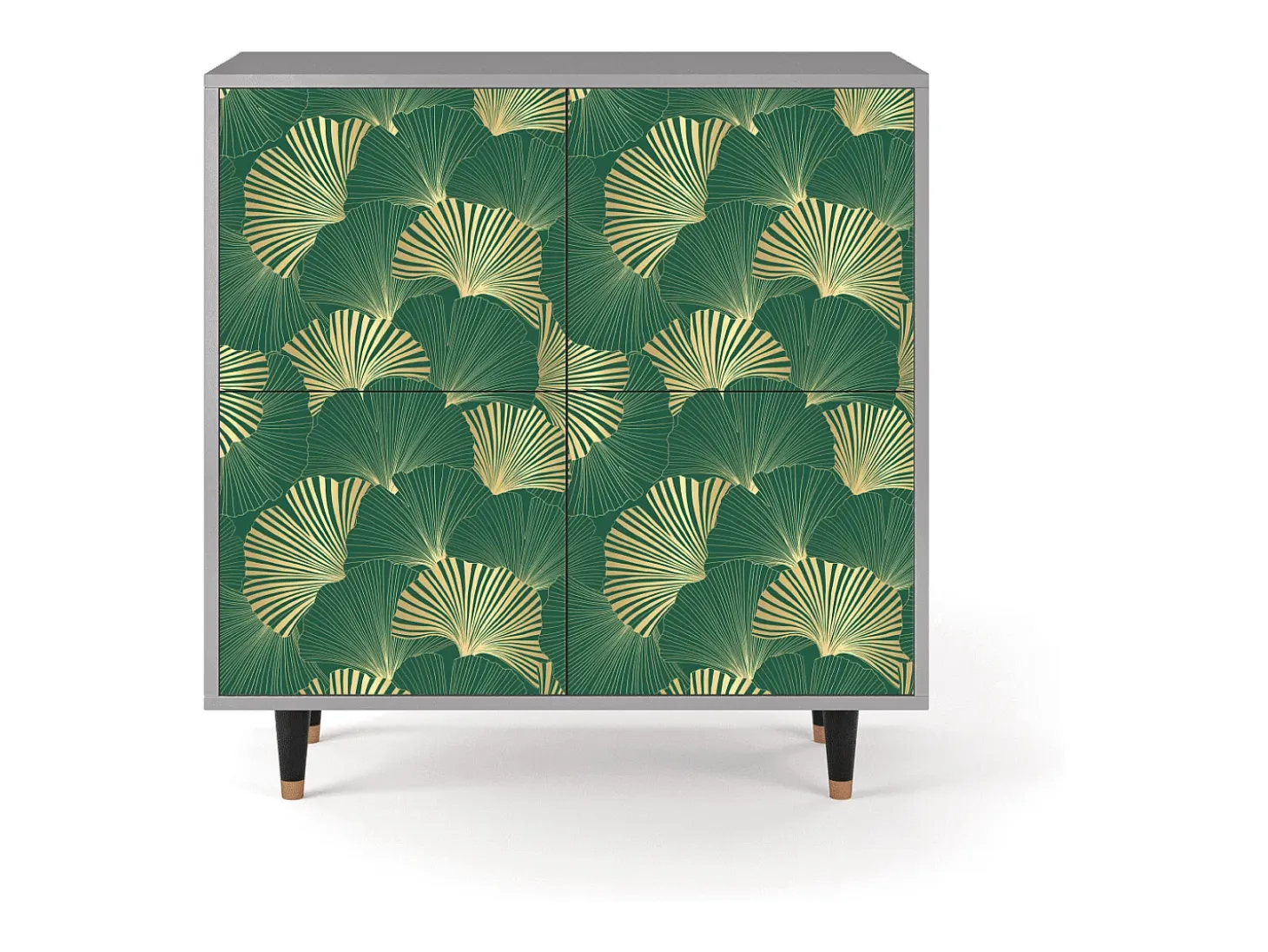 Aparador - 94x96x48 cm - BS3 - Gold Ginkgo, Gris