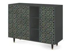 Aparador - 125x98x48 cm - BS2 - Golden Empire, Antracita