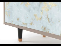 Aparador - 94x96x48 cm - BS3 - Golden Waves, Latte