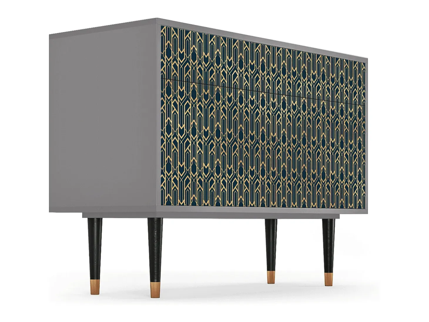 Aparador - 115x85x48 cm - BS4 - Golden Empire, Gris