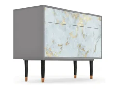 Aparador - 115x85x48 cm - BS4 - Golden Waves, Gris