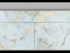 Aparador - 115x85x48 cm - BS4 - Golden Waves, Gris