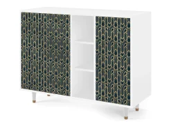 Aparador - 125x98x48 cm - BS2 - Golden Empire, Blanco