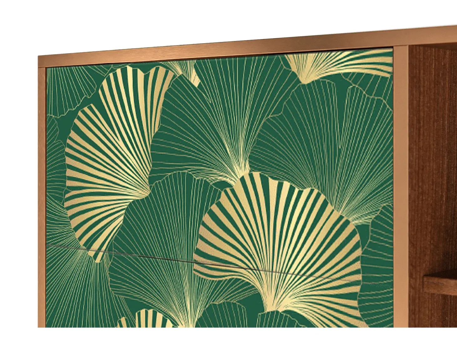 Aparador - 125x98x48 cm - BS2 - Gold Ginkgo, Nogal
