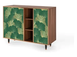 Aparador - 125x98x48 cm - BS2 - Gold Ginkgo, Nogal