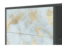 Aparador - 125x98x48 cm - BS2 - Golden Waves, Antracita