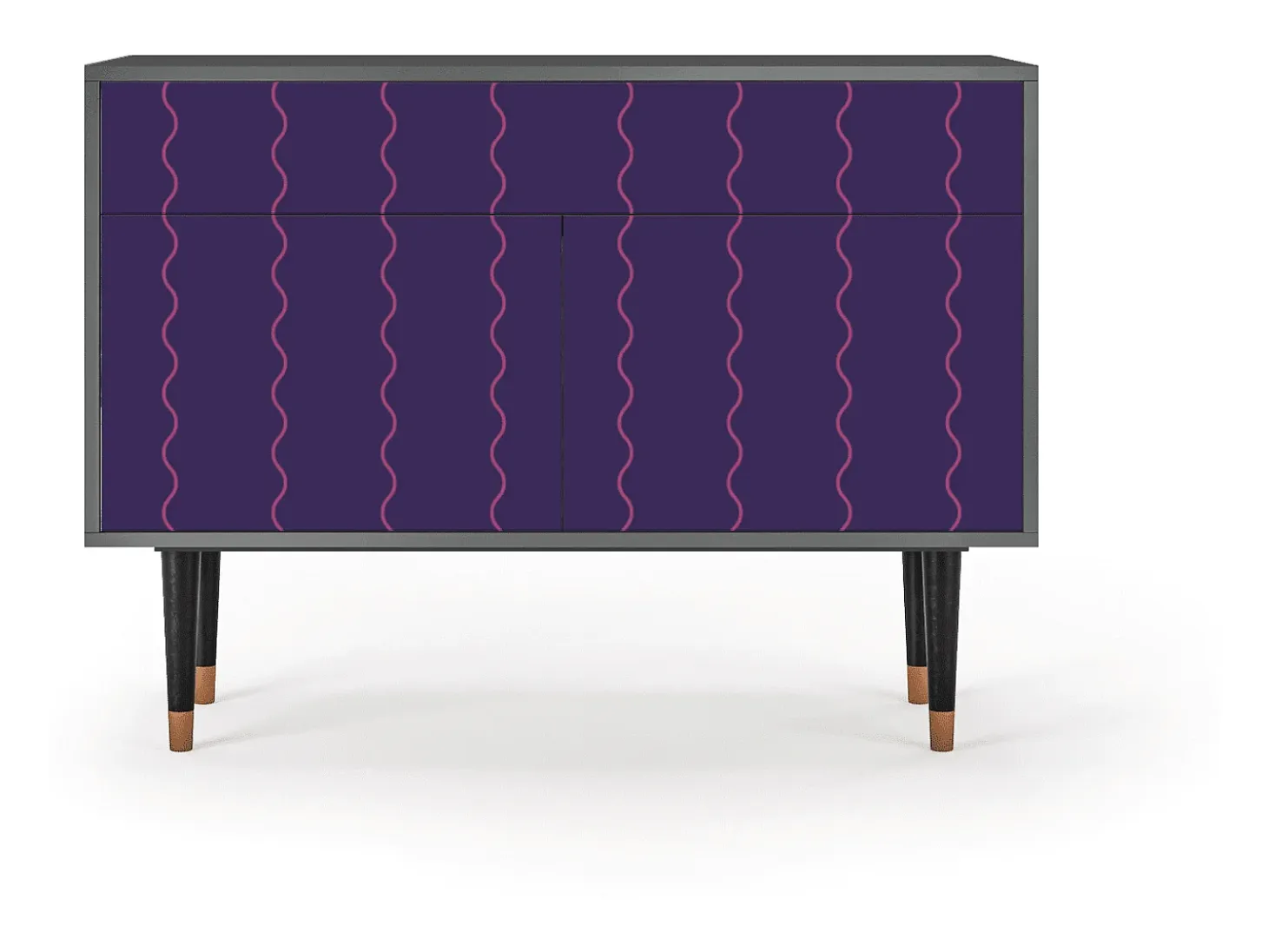 Aparador - 115x85x48 cm - BS4 - Grape Maccaroni, Antracita