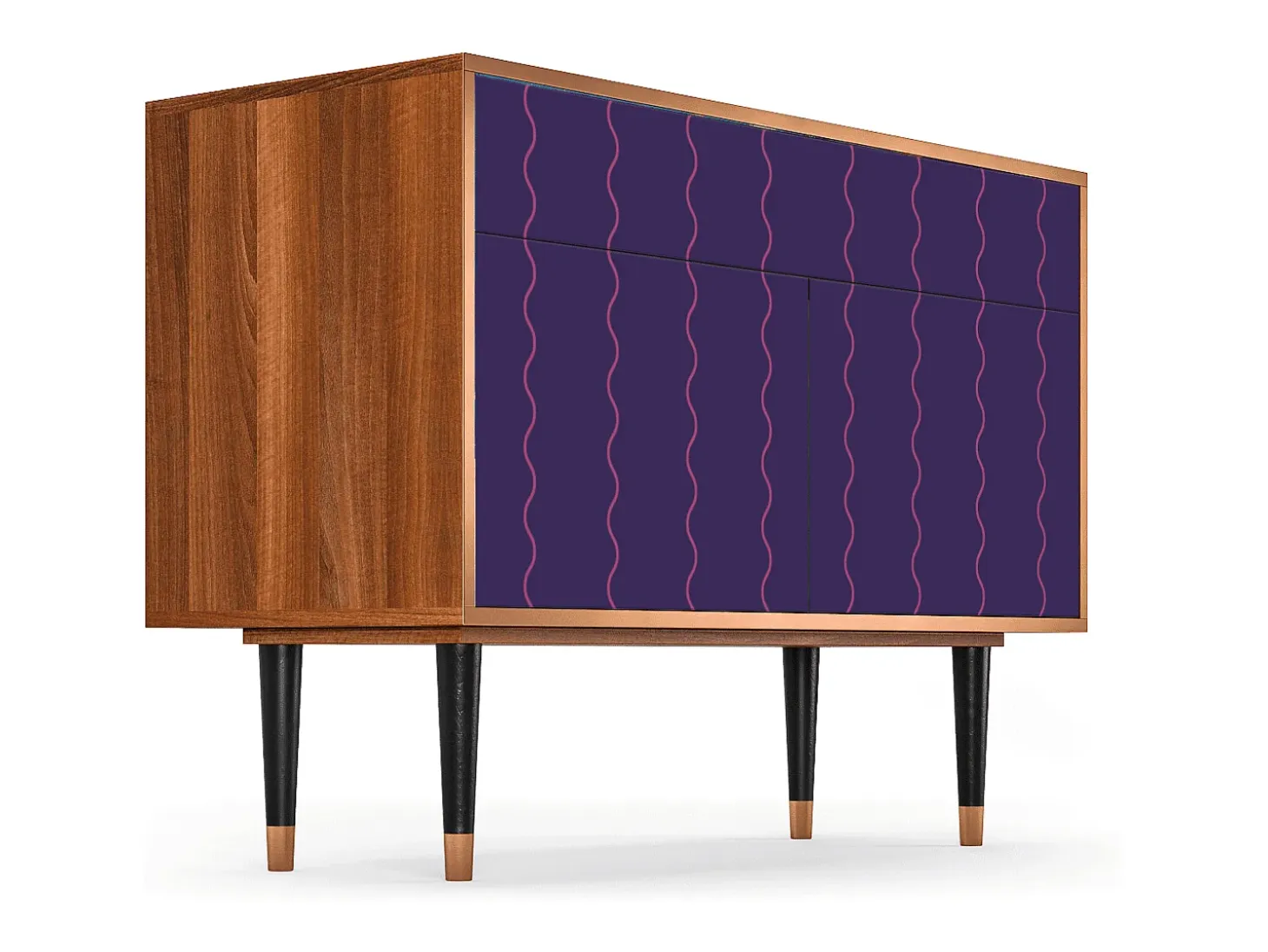Aparador - 115x85x48 cm - BS4 - Grape Maccaroni, Nogal