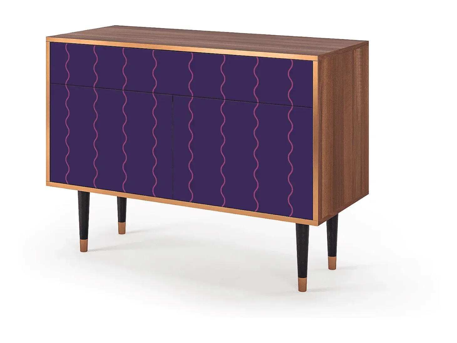 Aparador - 115x85x48 cm - BS4 - Grape Maccaroni, Nogal