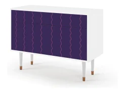 Aparador - 115x85x48 cm - BS4 - Grape Maccaroni, Blanco