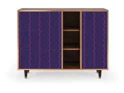 Aparador - 125x98x48 cm - BS2 - Grape Maccaroni, Nogal