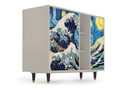 Aparador - 125x98x48 cm - BS2 - Great Wave, Arena