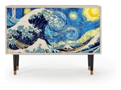 Aparador - 115x85x48 cm - BS4 - Great Wave, Latte