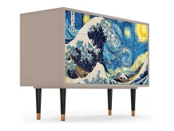 Aparador - 115x85x48 cm - BS4 - Great Wave, Latte