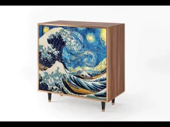 Aparador - 94x96x48 cm - BS3 - Great Wave, Nogal