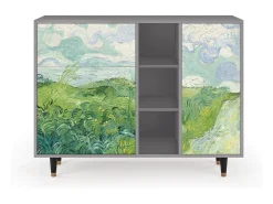 Aparador - 125x98x48 cm - BS2 - Green Wheat Fields, Gris