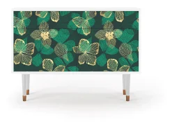 Aparador - 115x85x48 cm - BS4 - Green Flower, Blanco